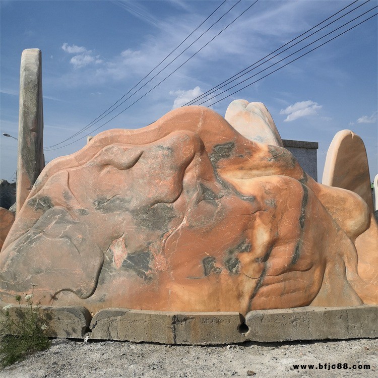 產(chǎn)地供應(yīng) 安徽天然晚霞紅彩色刻字石 美麗鄉(xiāng)村建設(shè)校園廠區(qū)廣場(chǎng)門牌村標(biāo)景觀石 鴻勝石業(yè)