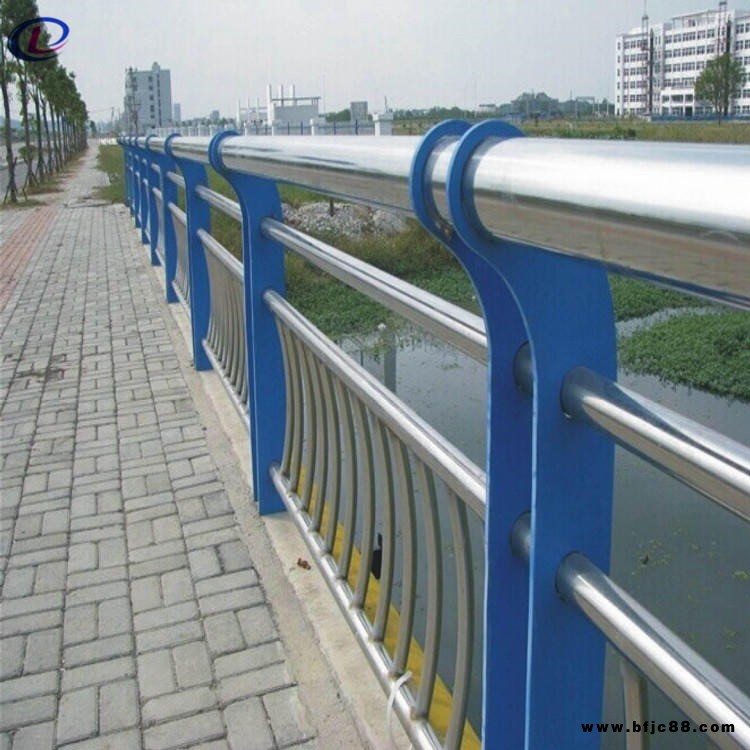 橋梁防撞欄 德蘭201不銹鋼復合管護欄 河道景觀護欄