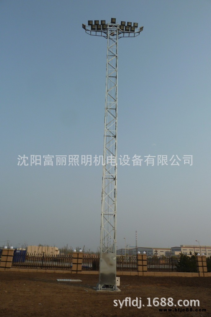 綠節(jié)鐵路升降式投光燈塔 LED升降燈塔 高桿燈塔 一字型燈塔FLDT-21.5M 高桿燈具