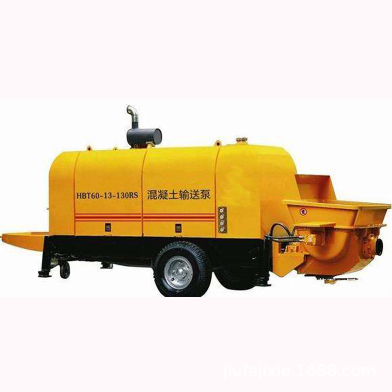 二次構造柱泵混凝土輸送泵樓房砂漿上料機 小型細石注漿泵灌漿機示例圖4