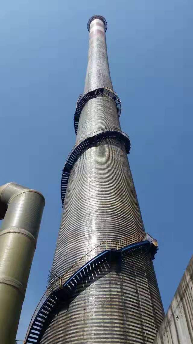 萬寧市燃煤鍋爐房砼煙筒維修公司 煙囪航標燈維修 防腐資質