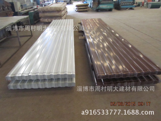 廠家生產 單瓦 波浪瓦 梯形瓦 彩鋼瓦 鍍鋅瓦 1.2厚工程瓦 工藝瓦示例圖26