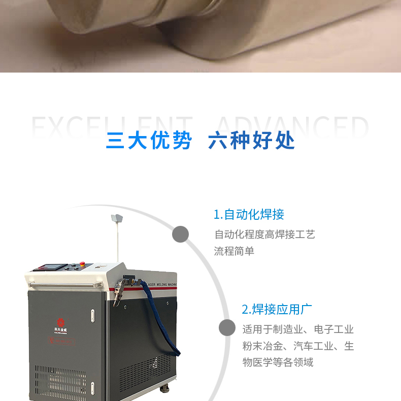 廠家直銷激光焊接機手持式激光焊接機光纖激光焊接機科大金威不銹鋼激光焊接機金屬激光焊接機1000瓦2000瓦1500瓦示例圖5