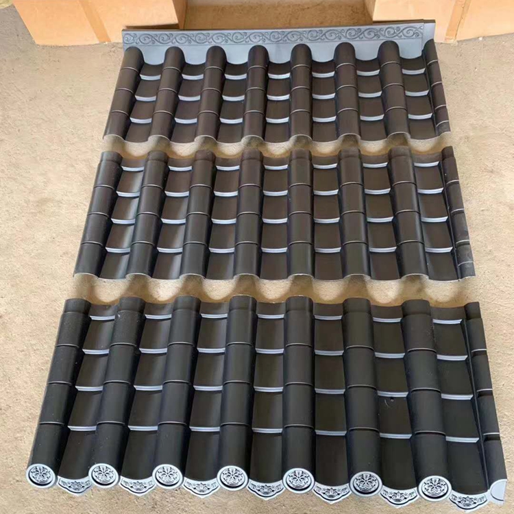黑龍江可延伸仿古一體瓦量大優惠  鼎崇樹脂屋檐裝飾一體瓦量大優惠