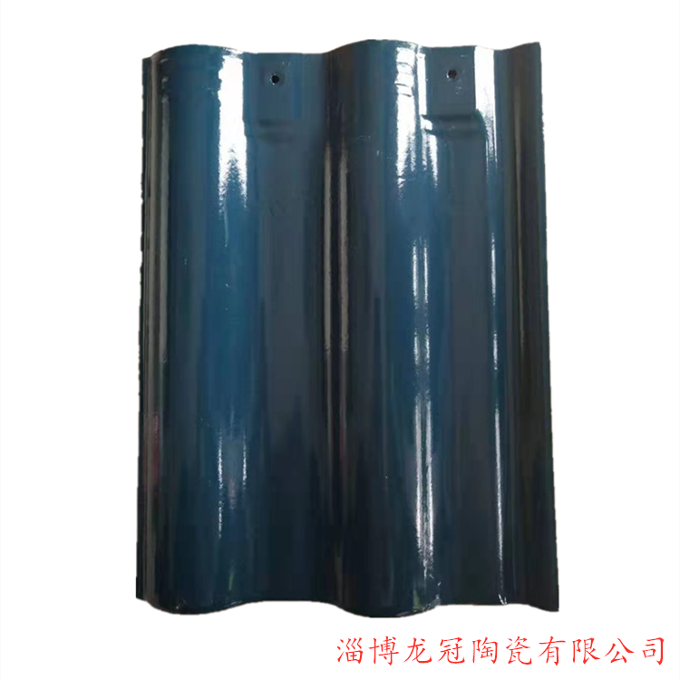 山東淄博屋面瓦廠家陶瓷屋面彩瓦300*400斜角瓦民用工程都可