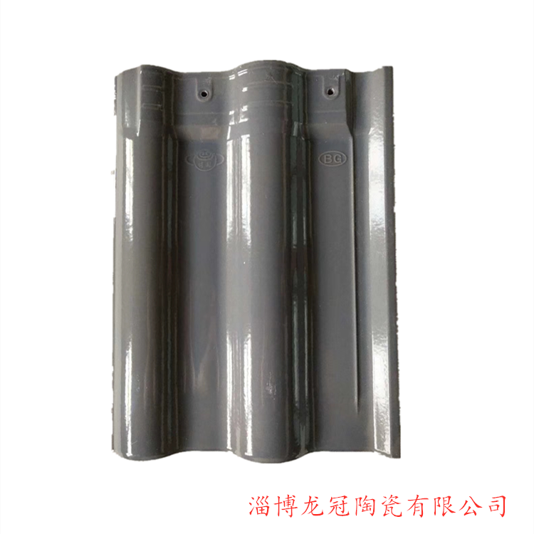 山東淄博屋面瓦廠家陶瓷屋面彩瓦300*400斜角瓦民用工程都可