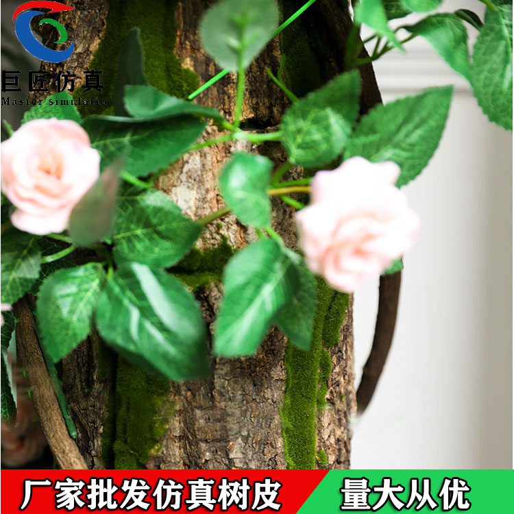 廠家供應黔西 仿真樹皮瓦 真樹皮制作 仿真青苔樹皮 巨匠仿真