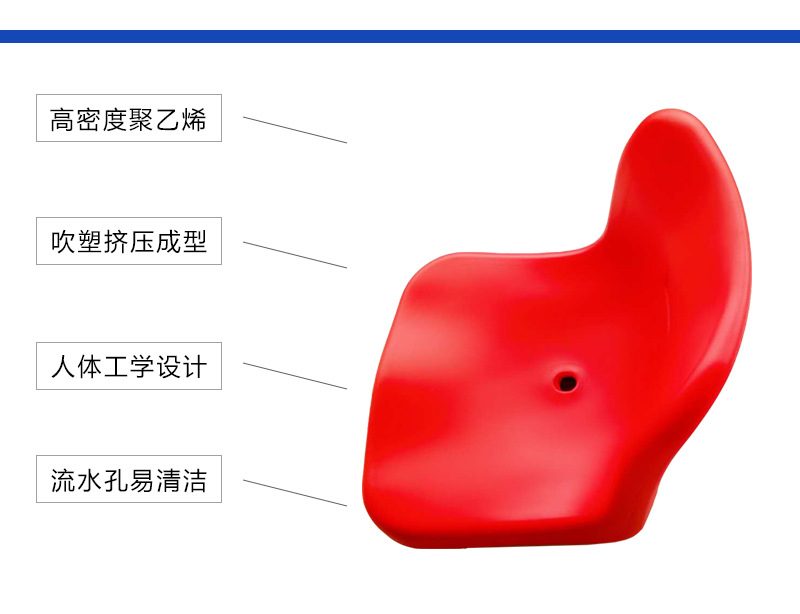 水泥臺階固定座椅 排椅等候椅 水泥臺階直立腿座椅 球場固定座椅示例圖14