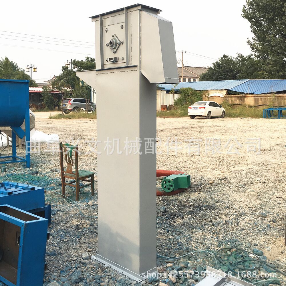自動化垂直送糧機 帶式料斗提升機 裝車皮帶輸送機10示例圖36