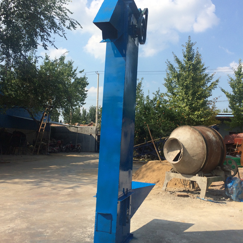 自動化垂直送糧機 帶式料斗提升機 裝車皮帶輸送機10示例圖45