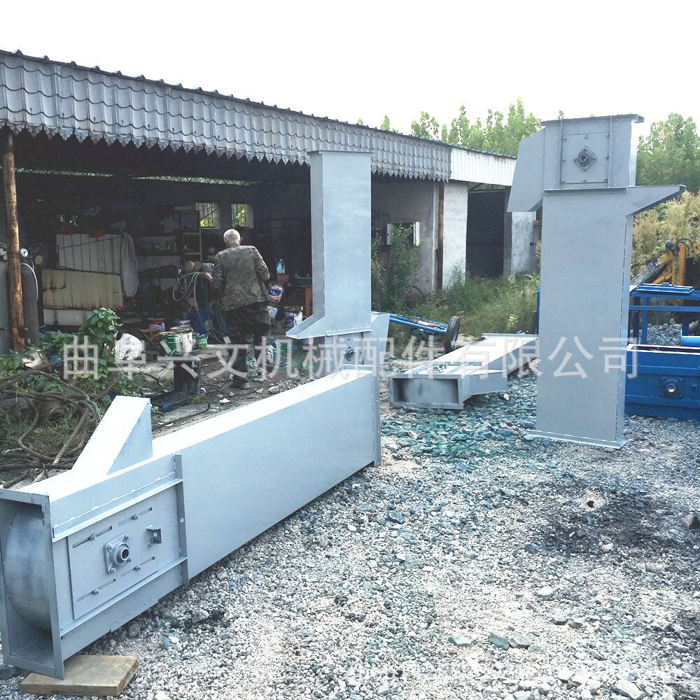 自動化垂直送糧機 帶式料斗提升機 裝車皮帶輸送機10示例圖37