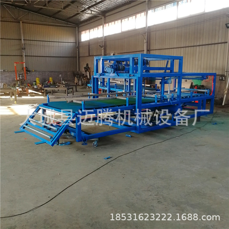 新型水泥發泡切割機水泥發泡板設備全自動1200型水泥發泡切割鋸示例圖6