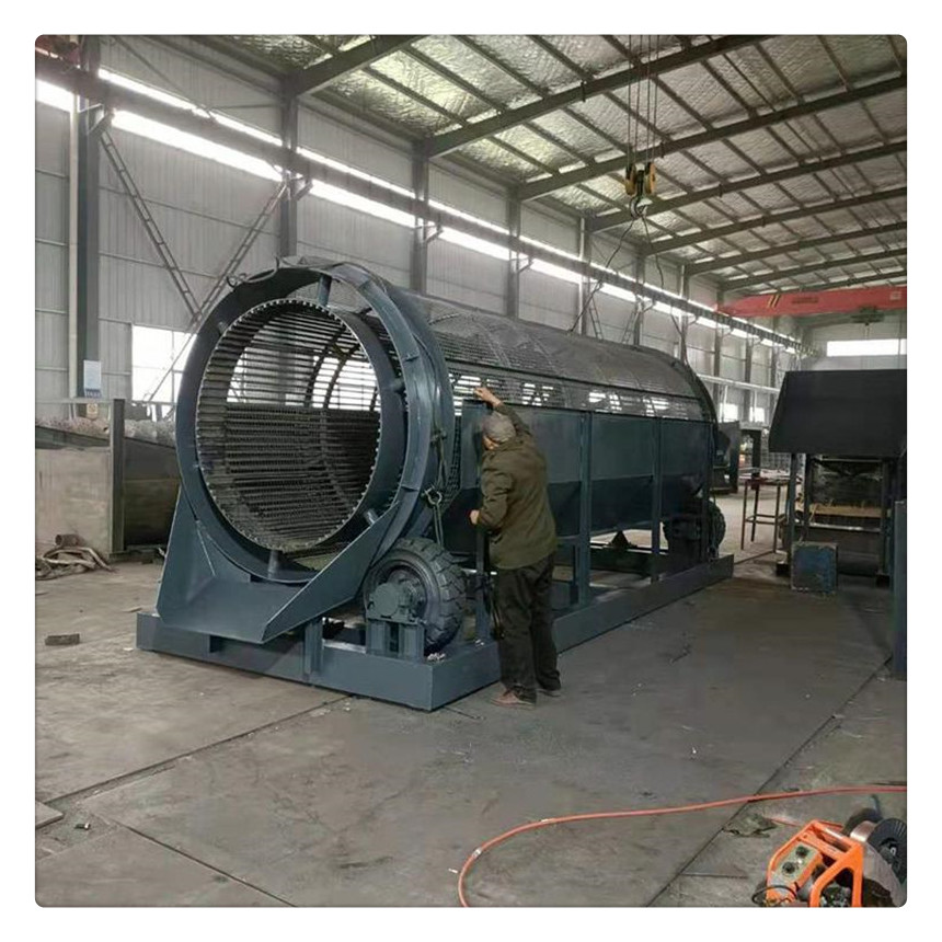 大型石料滾筒篩選機 時產200噸無軸滾筒篩 混凝土砂石分離機