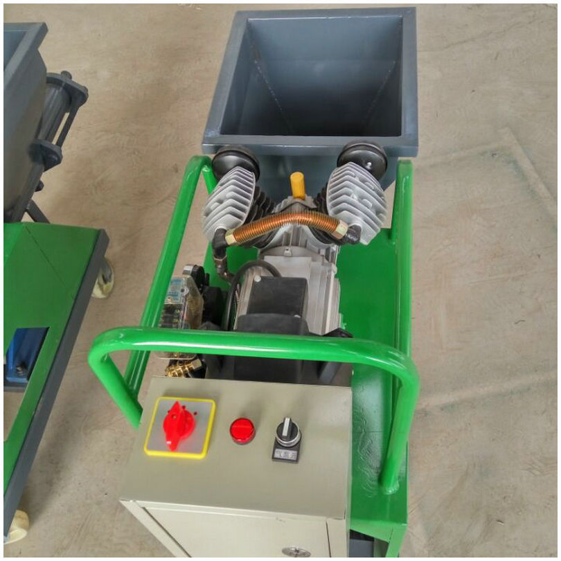生產(chǎn)多功能外墻水泥砂漿噴涂機(jī)  全自動(dòng)抹墻機(jī)小型膩?zhàn)臃蹏娡繖C(jī)示例圖123