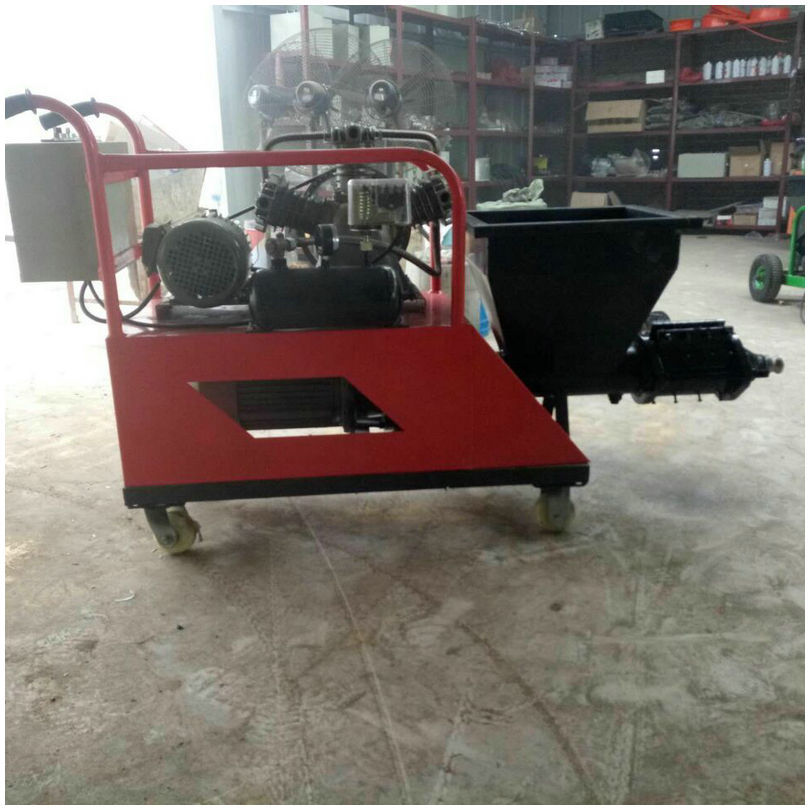 生產(chǎn)多功能外墻水泥砂漿噴涂機  全自動抹墻機小型膩子粉噴涂機示例圖124