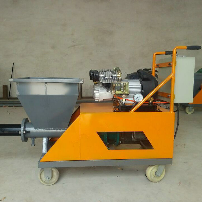 生產(chǎn)多功能外墻水泥砂漿噴涂機  全自動抹墻機小型膩子粉噴涂機示例圖125