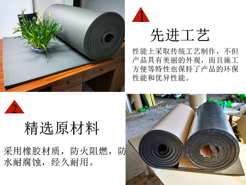 現(xiàn)貨直銷軋花鋁箔隔音隔熱棉 自粘汽車機(jī)電設(shè)備隔音隔熱棉示例圖6
