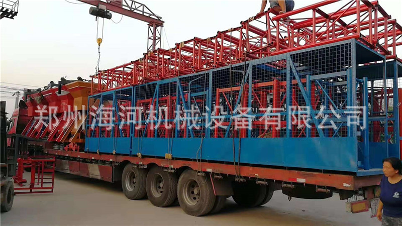 一柱一梯/一柱兩梯工地貨物升降機 蓋房專用物料提升機貨梯全國用示例圖26