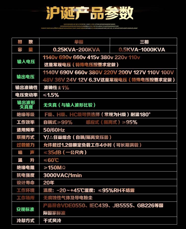 380v轉220v SG-12KVA 三相干式變壓器 機械設備配套適應示例圖1