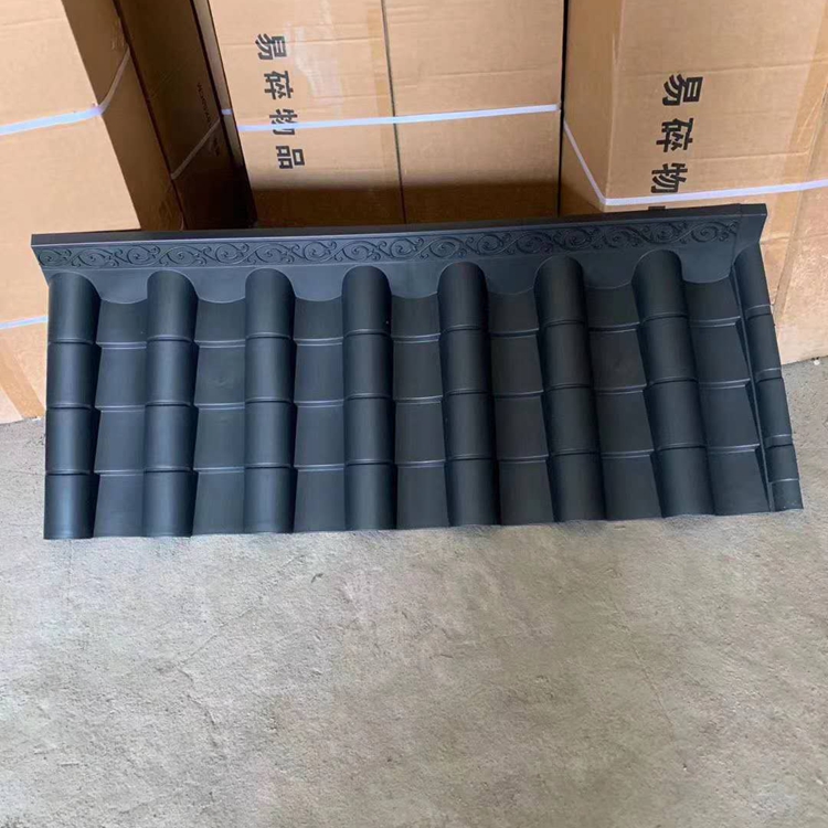 應(yīng)城可延伸仿古一體瓦大量現(xiàn)貨  鼎崇樹(shù)脂屋檐裝飾一體瓦大量現(xiàn)貨